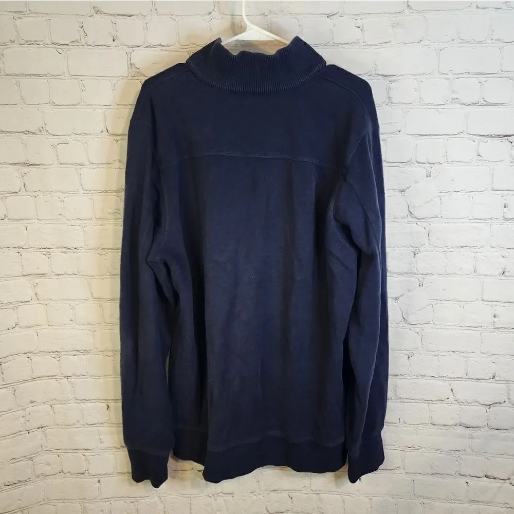 Men's Eddie Bauer zip-up sweater fleece, size LT